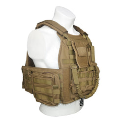 LQARMY 1000D Tactical Vest Sniper Chest Rig Airsoft Vest Armor Vest Gear Carrier Load Bearing Vest Hunting Clothes