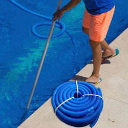6m Swimming Pool Hose Water Hose with 38mm Diameter Pipe Reusable Washable Biofoam Cleaner Pool Water Resistant Pool Accessory