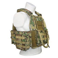LQARMY 1000D Tactical Vest Sniper Chest Rig Airsoft Vest Armor Vest Gear Carrier Load Bearing Vest Hunting Clothes