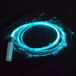 LED Whips LED Light Up Swivel Dancing Fiber Optic Whips Reusable Battery Powered Fiber Optic Whip Glowing Whips With 4 Variable