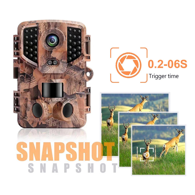 Outdoor Trail Camera 20MP 1080P HD Hunting IP66 Waterproof Infrared Night Vision Motion Activated Surveillance Trap Camera