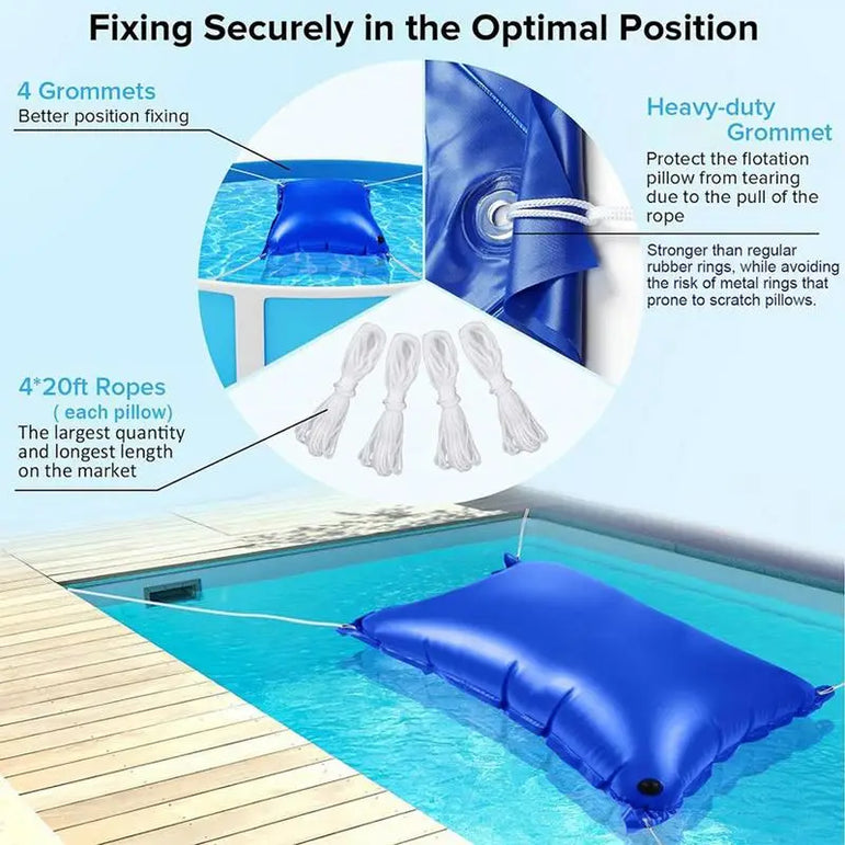 Pool Air Pillow Cushion Pool Pillow Cold Resistant Winter Pool Closing Kit Leakproof Swimming Pool Closing Winter Kit