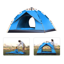 Instant Pop up Tent Outdoor Camping Tent Water-resistant Portable Instant Hiking Traveling Tent for 1-2 People Family Tent