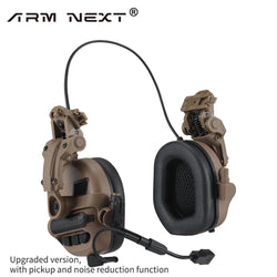 ARM NEXT Tactical Headset Without Pickup and Active Noise Reduction Helmet Version Shooting Earphone Communication headphone ptt