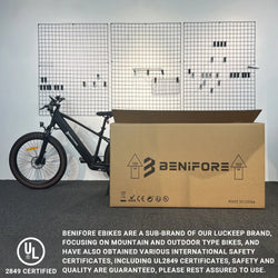 LUCKEEP C26 Aldult EBike 750W Motor 48V15AH Removable Battery City Electric Bikes 26*3.0-inch Off-road Mountain Electric Bicycle