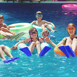 Swimming Fins for Children Adults Unisex Freestyle Silicone Short Fins for Swimming Diving Training Non Slip Diving Accessories
