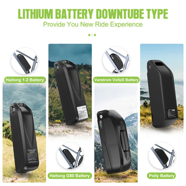 Original Ebike Battery 52V 48V 36V Hailong 18650 21700 Cell Lithium Battery Pack For BAFANG Tongsheng Motor Electric Bike Kit