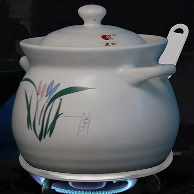Stainless Steel Heat Diffuser For Stove Multipurpose Stove Flame Guard Simmer Plate Wear-resistant Kitchen Gadget User Friendly