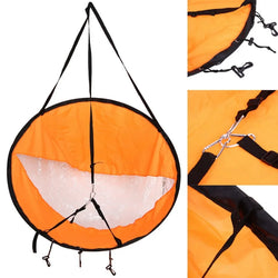 Kayak Downwind Wind Sail Paddle Inflatable Canoe Boats Drifting Wind Sail With Clear Window Boat Folding Thrusters Accessory