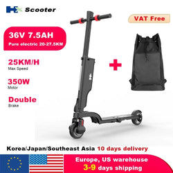 HX Foldable Electric scooter 7.5A 350W 25KM/H electric scooters 36V EScooters 5.5 Inch E Scooter For Adults