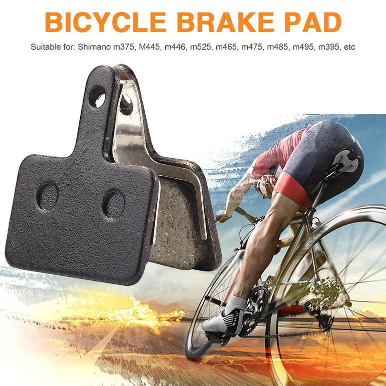 1 Set MTB Bike Brake Pads for SHIMANO M375 M445 Bicycle Resin Disc Brake Parts
