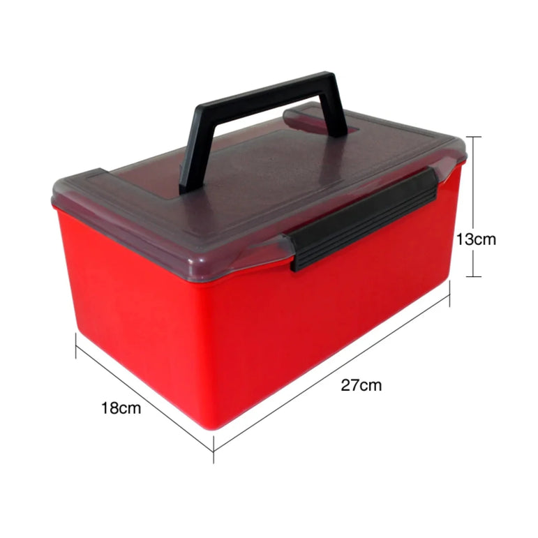 Hard Plastic Fishing Tackle Organizer Box Minnow Squid Jig Bait Container