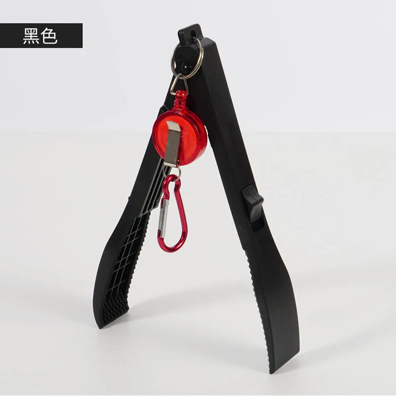 Fish Control Plier Portable Non-slip ABS Fish Clip Catcher Fishing Gear Supplies for Fisherman Comfortable to Handle Fish Clamp
