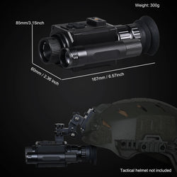 HD 1080P Night Vision Goggles with Head-Mounted and Helmet-Mounted 940nm IR 5X Zoom Night Vision Monocular for Hunting Camping