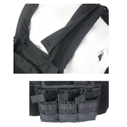 LQARMY 1000D Tactical Vest Sniper Chest Rig Airsoft Vest Armor Vest Gear Carrier Load Bearing Vest Hunting Clothes