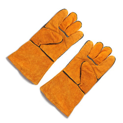 Oven Gloves Heat Resistant Cooking BBQ Grill Glove Non-Slip Insulated Cowhide Leather for Microwave Kitchen Accessories