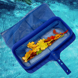 Pool Skimmer Net Large Capacity Leaves Cleaning Net Rubbish Cleaning Rake for Cleaning Spa Pond Pool Hot Tubs Fountains