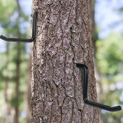 Steel Tree Stand Step Self-Tapping Knurling Pattern Tree Mount Bow Hangers For Hunting Tree Steps Hunting Accessories