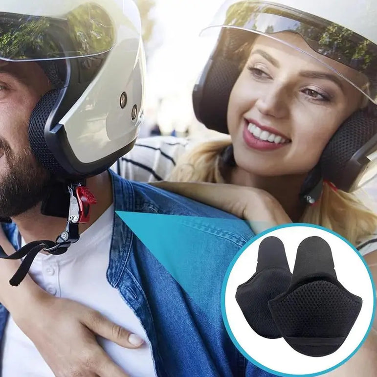 Motorcycle Helmet Earmuffs Detachable Winter Warm Ear Muffs Windproof Ear Covers 1 Pair Cold Weather Ear Pads For Women Men
