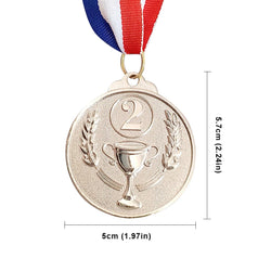 Gold Silver Bronze Medal Gold Silver Bronze Prizes Award Soccer Football Medals for Championship Cheerleading Sports Competition