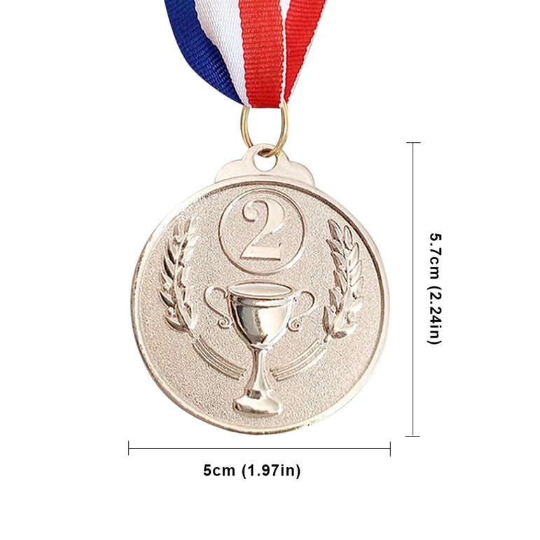Gold Silver Bronze Medal Gold Silver Bronze Prizes Award Soccer Football Medals for Championship Cheerleading Sports Competition