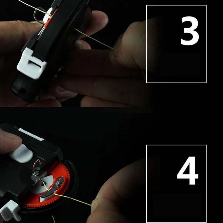 Fishing Hook Knots Automatic Fishing Hook Tier Tool Tyer Machine Tying Device Durable Automatic Tying Device Machine For Fishing