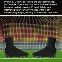 Youth Cleat Covers Football Spats Cleat Covers 1 Pair Boys Men Cleat Sleeves Cleat Spat for Field Hockey Soccer Girls Softball