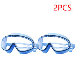 1-5PCS Swim Goggles Anti Fog Swimming Goggles Waterproof HD Swim Glasses Large Frame UV Protection Swim Goggles for Boys Girls
