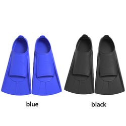 Swimming Fins for Children Adults Unisex Freestyle Silicone Short Fins for Swimming Diving Training Non Slip Diving Accessories