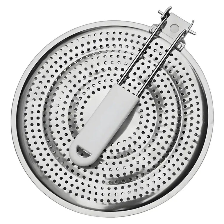 Stainless Steel Heat Diffuser For Stove Multipurpose Stove Flame Guard Simmer Plate Wear-resistant Kitchen Gadget User Friendly