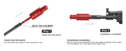 22LR 243 multifunctional magnetic red green light trainer, dual-purpose for training and calibration