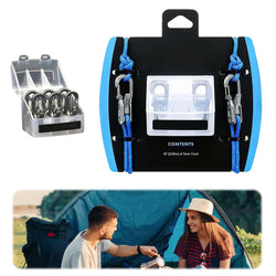 Outdoor Rope Adjuster Wear Resist Ultralight Tent Guyline Tool Climbing Rope Adjust Equipment for Camping Hiking Multitools