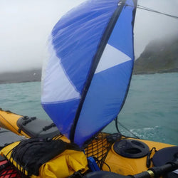 Kayak Downwind Wind Sail Paddle Inflatable Canoe Boats Drifting Wind Sail With Clear Window Boat Folding Thrusters Accessory