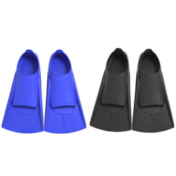 Swimming Fins for Children Adults Unisex Freestyle Silicone Short Fins for Swimming Diving Training Non Slip Diving Accessories