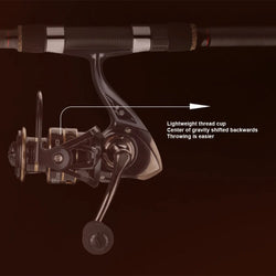 All Metal Spinning Reel 10KG Max Drag Fishing Reel 5.2/1 Gear Ratio All Purpose Fishing Spinning Reel for Freshwater Saltwater