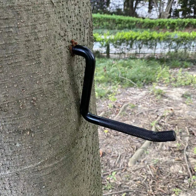 Steel Tree Stand Step Self-Tapping Knurling Pattern Tree Mount Bow Hangers For Hunting Tree Steps Hunting Accessories