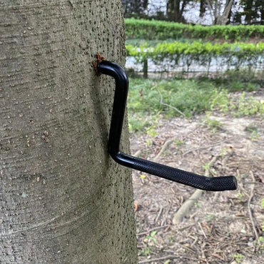Steel Tree Stand Step Self-Tapping Knurling Pattern Tree Mount Bow Hangers For Hunting Tree Steps Hunting Accessories