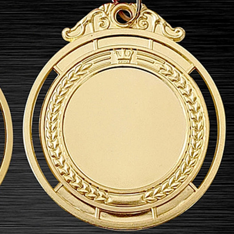 10-50pcs 2" Gold Silver Bronze Award Medal Zinc Alloy Round Winner Medals w/ Neck Ribbon 1st 2nd 3rd Prizes Winner Prize Present