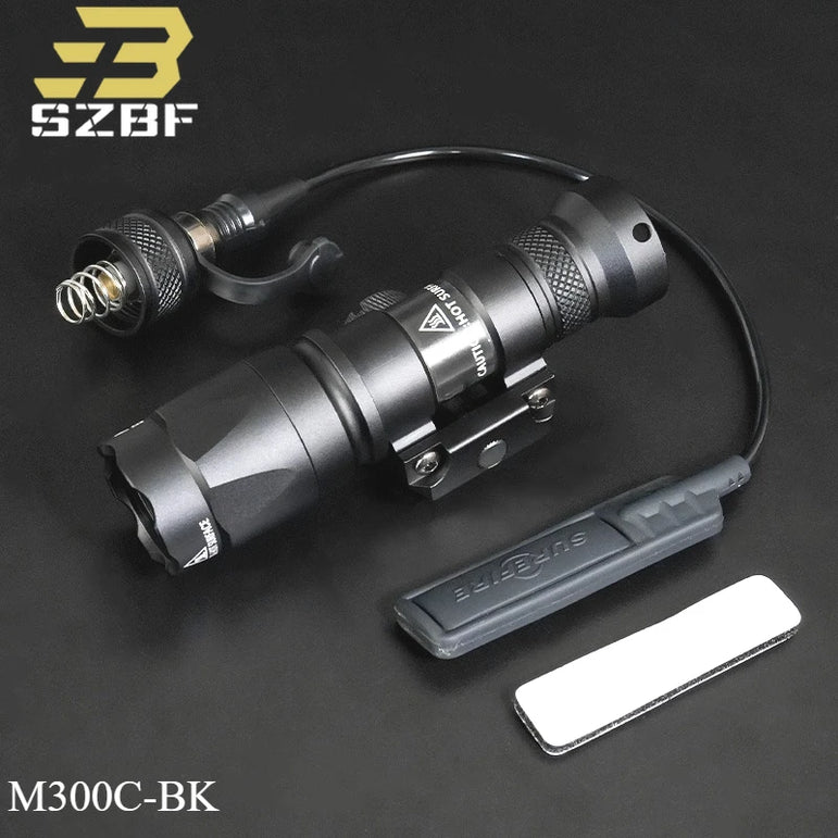 Us Warehouse Tactical PEQ15 IR/Red Laser Indicator Rifle Hunting Weapon SF M600 M600B M300C X300 LED Flashlight for 20mm Rail