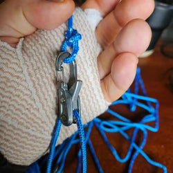 Outdoor Rope Adjuster Wear Resist Ultralight Tent Guyline Tool Climbing Rope Adjust Equipment for Camping Hiking Multitools