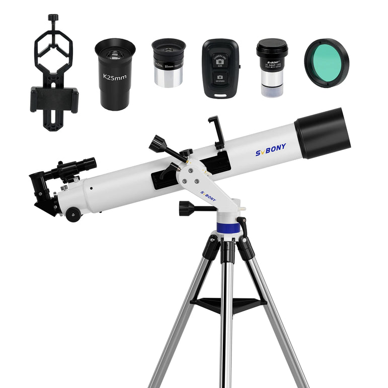Svbony SV520 90mm Refractor Astronomy Telescope set for Adults and Beginners Professional Observing the Moon photography