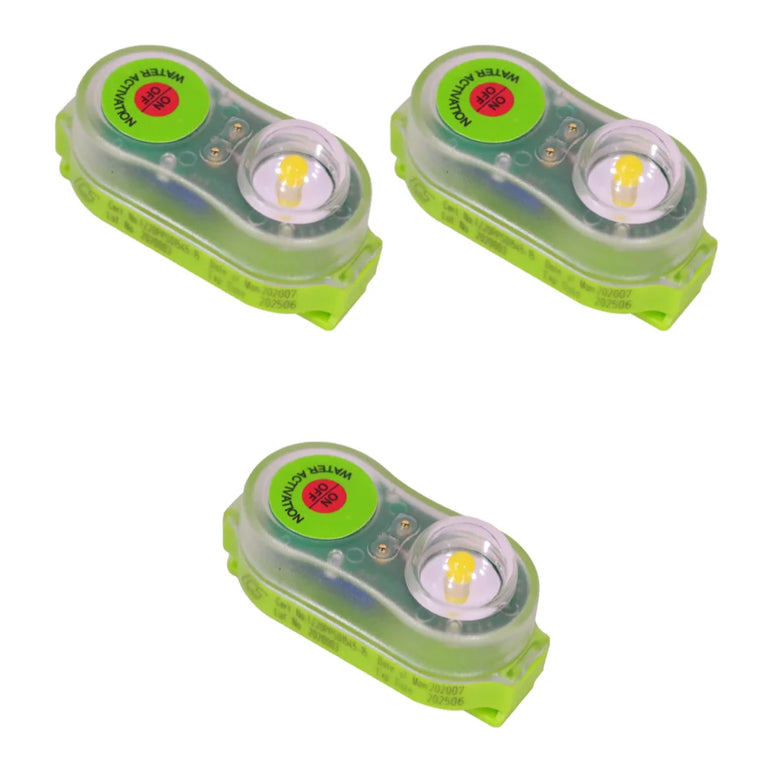 5-1pcs Surfing Life Jacket Light LED Lithium Lamp Position Indicator Self-Lighting Swimming Life Vest Emergency  Lamp