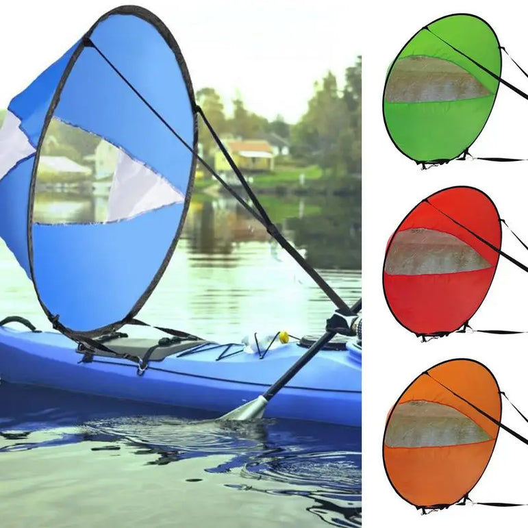 Wind Sail For Paddle Board Windsurfing Sails Paddleboard Kayak Sails With Clear Window Portable Paddle Board Shade Boating