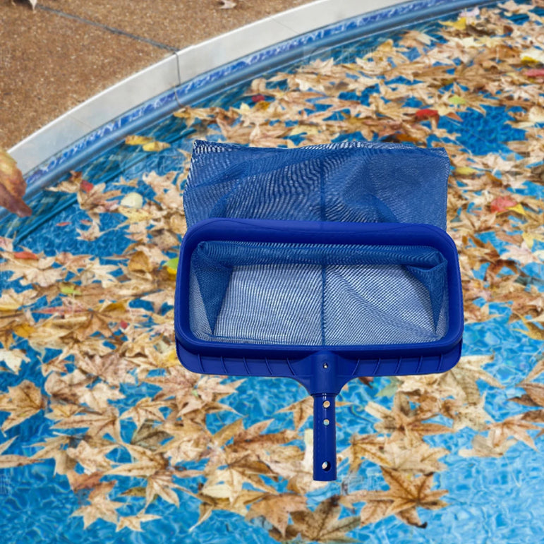 Pool Skimmer Net Large Capacity Leaves Cleaning Net Rubbish Cleaning Rake for Cleaning Spa Pond Pool Hot Tubs Fountains