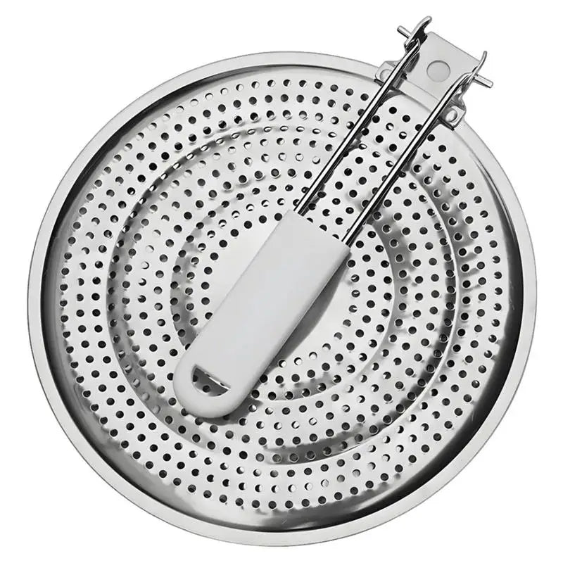 Stainless Steel Heat Diffuser For Stove Multipurpose Stove Flame Guard Simmer Plate Wear-resistant Kitchen Gadget User Friendly