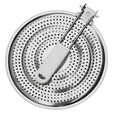 Stainless Steel Heat Diffuser For Stove Multipurpose Stove Flame Guard Simmer Plate Wear-resistant Kitchen Gadget User Friendly