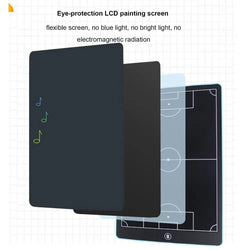 LCD Writing Tablet For Adults 16 Inches Soccer Tactics Board Basketball Coaching Board Soccer Coaches Clipboard Strategy LCD