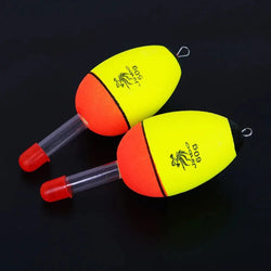 10PCS EVA Luminous Fishing Night Float Light Stick Foam Plastic Bobber Sea Rock Fishing Striking Floats 20/30/40/50/60g