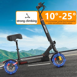 Electric Scooter IENYRID M4 Pro S+ 800W Motor 48V 12.5AH Battery 10"Tire Escooter 45km/h Max Speed Disc Brake LCD Display