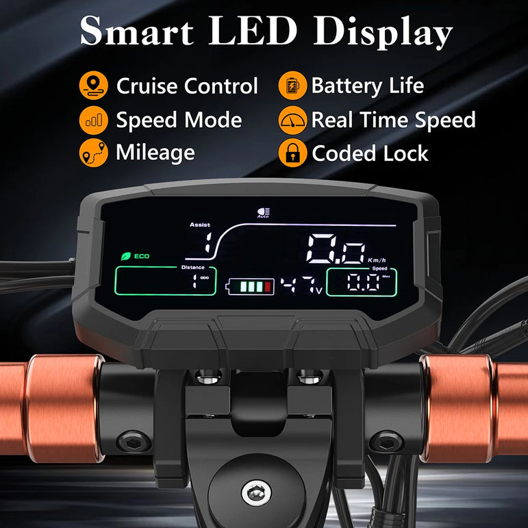 Electric Scooter IENYRID M4 Pro S+ 800W Motor 48V 12.5AH Battery 10"Tire Escooter 45km/h Max Speed Disc Brake LCD Display